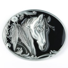 跨境新款  唐草马头皮带扣 美国西部牛仔扣头 个性嘻哈复古板扣