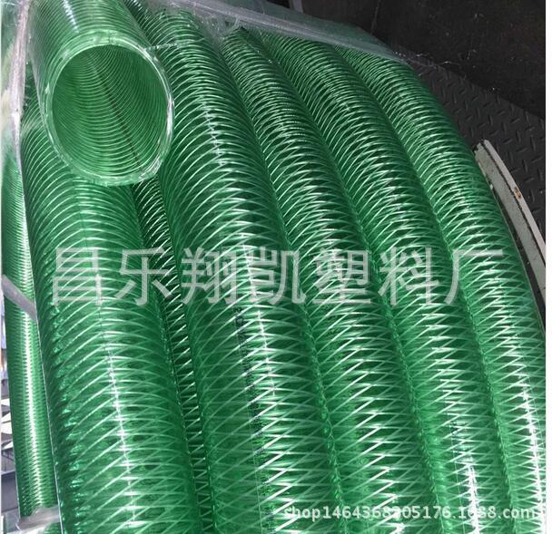 批发 有味透明PVC透明钢丝软管增强管 塑料水管油管水泵