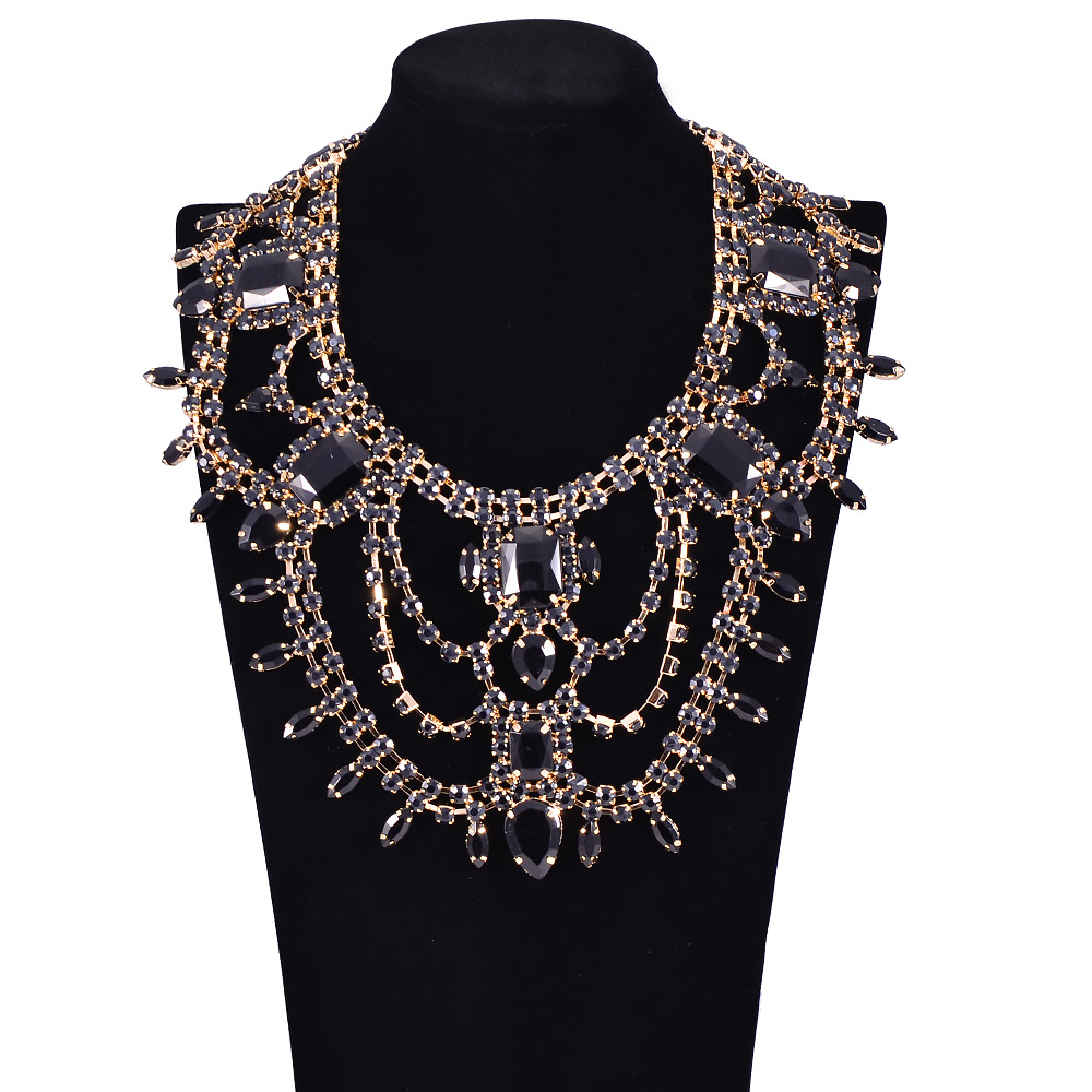Occident alloy necklace ( red ) NHVA2829