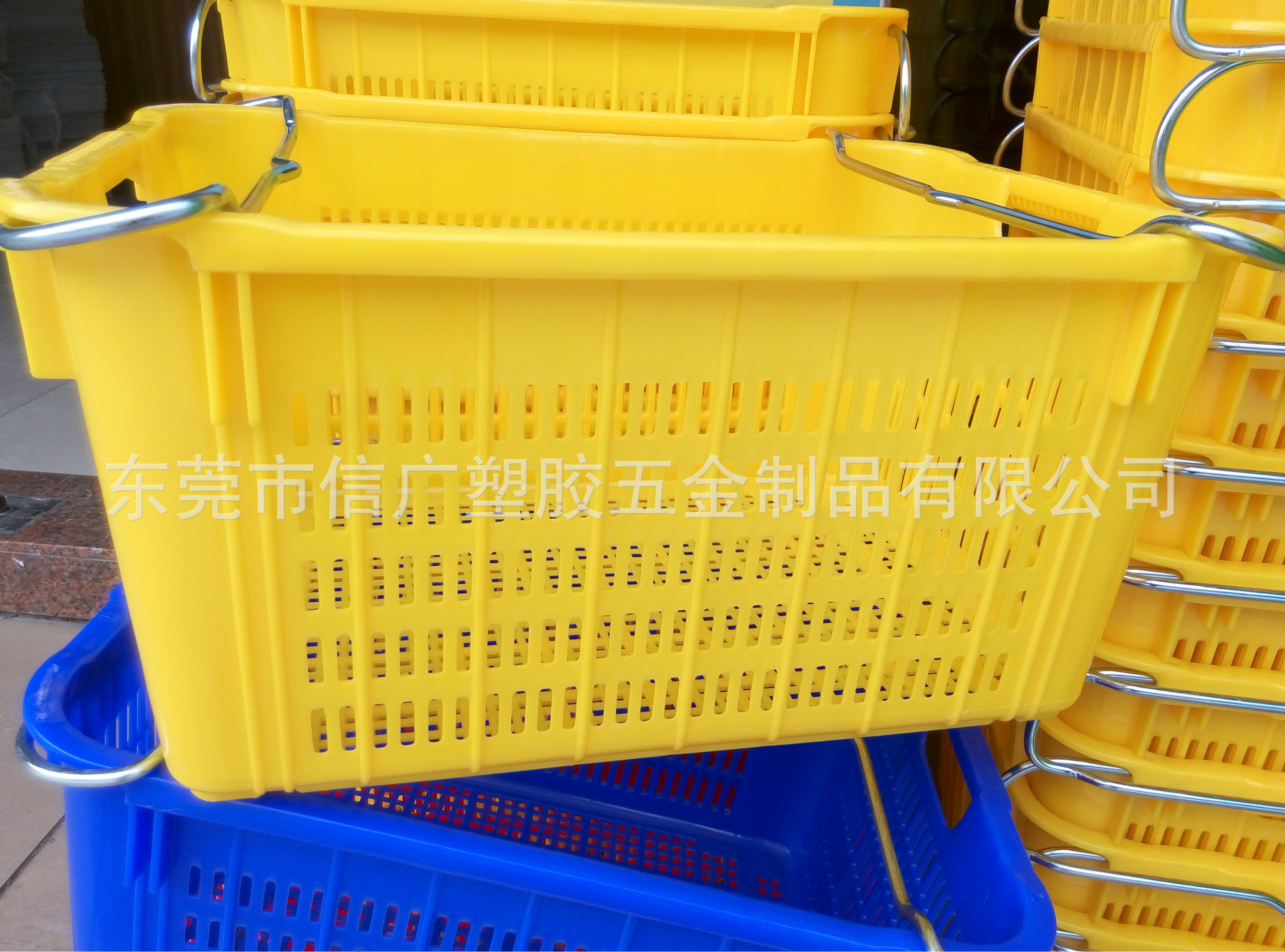 厂家直供海南PP塑胶筐子 江西蔬菜运输筐 辽宁水果周转箩塑料筐