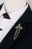 Ретро ангельские крылья, брошь, изысканный булавка