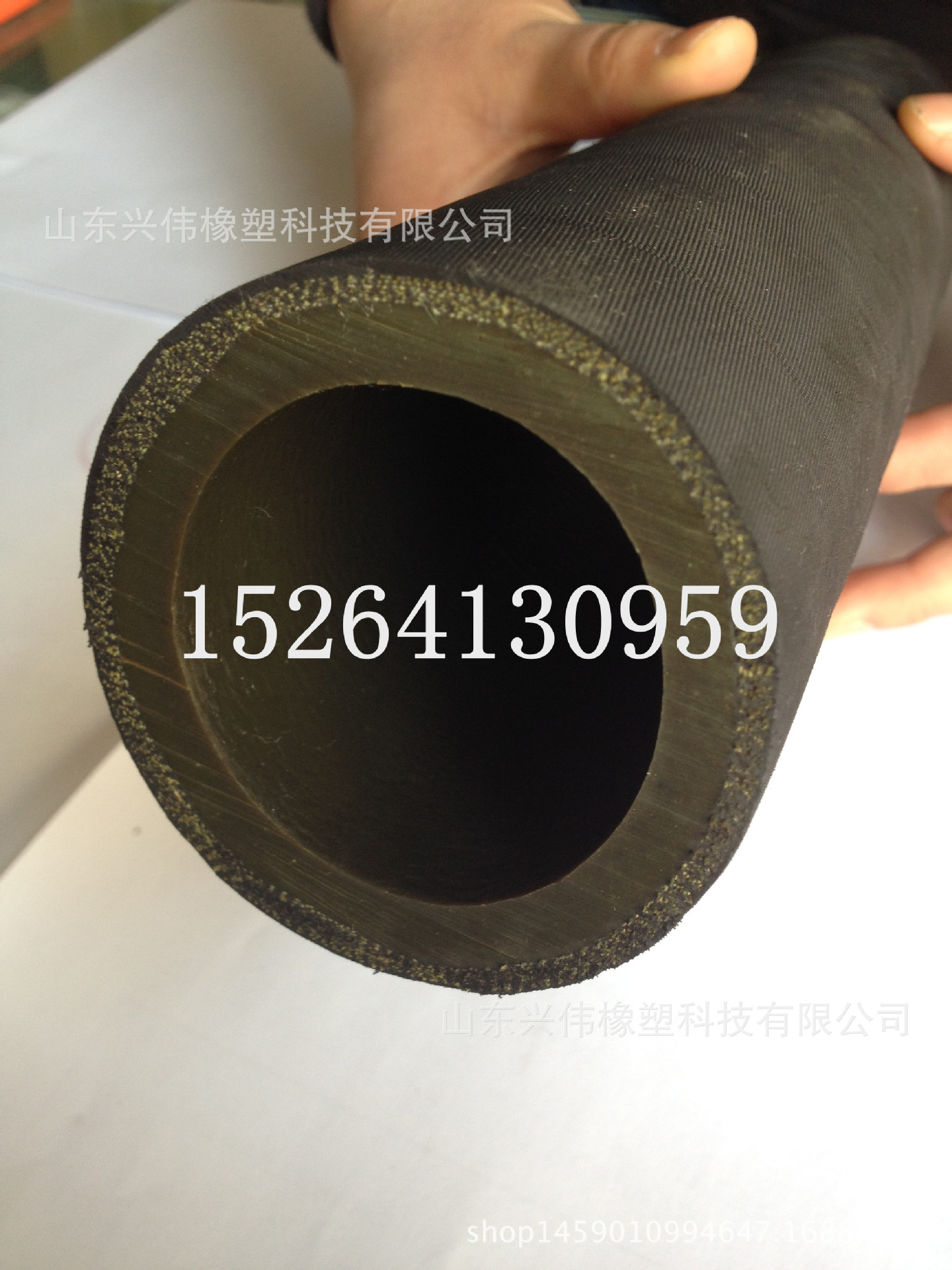 32mm-51mm聚氨酯高压喷砂胶管 夹布耐磨胶管 橡胶喷砂管