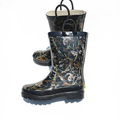 一件起批中筒外贸原单天然橡胶儿童雨靴雨鞋套鞋水靴水鞋厂家直销|ru