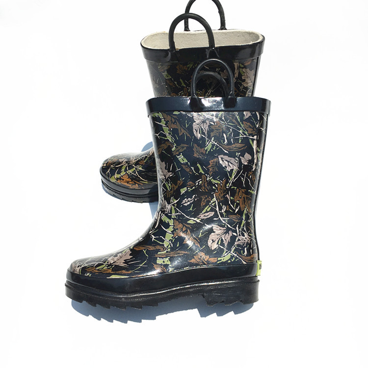 一件起批中筒外贸原单天然橡胶儿童雨靴雨鞋套鞋水靴水鞋厂家直销|ru