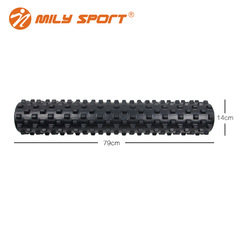 【Factory Direct Sale】79cm Long EVA Yoga Roller Wolf Tooth Foam Roller Yoga Stick Full Body Massage