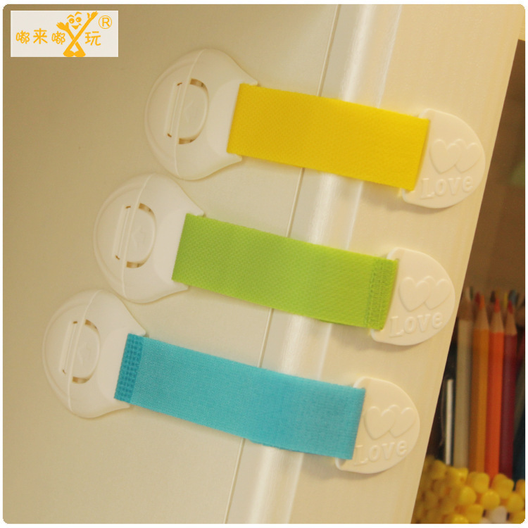 colour security protect lengthen baby multi-function adjust children Security Lock nylon Webbing Gluing