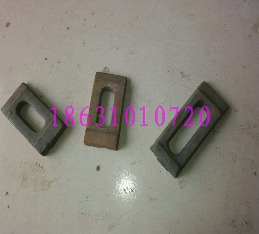 道轨压片 轨道压片 50轨用钢轨压片 43kg钢轨压板