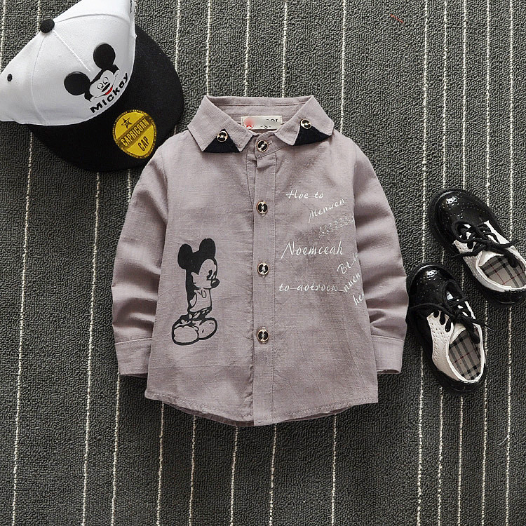 Chemise garcon à manche longue - Ref 2075820 Image 14