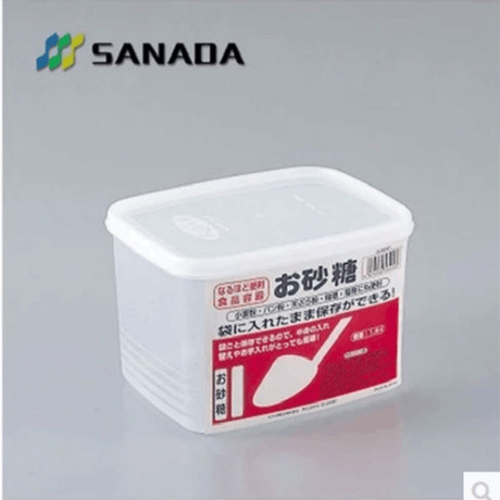 日本進口SANADA密封保鮮盒 塑料糖罐 冰箱雜糧冷藏收納盒1.9L工廠,批發,進口,代購