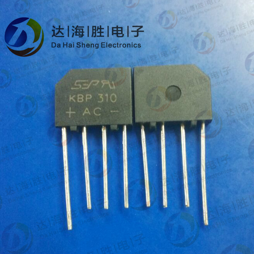 KBP310 KBP310 KBP310 SIP4 整流桥 3A1000V 全新台产