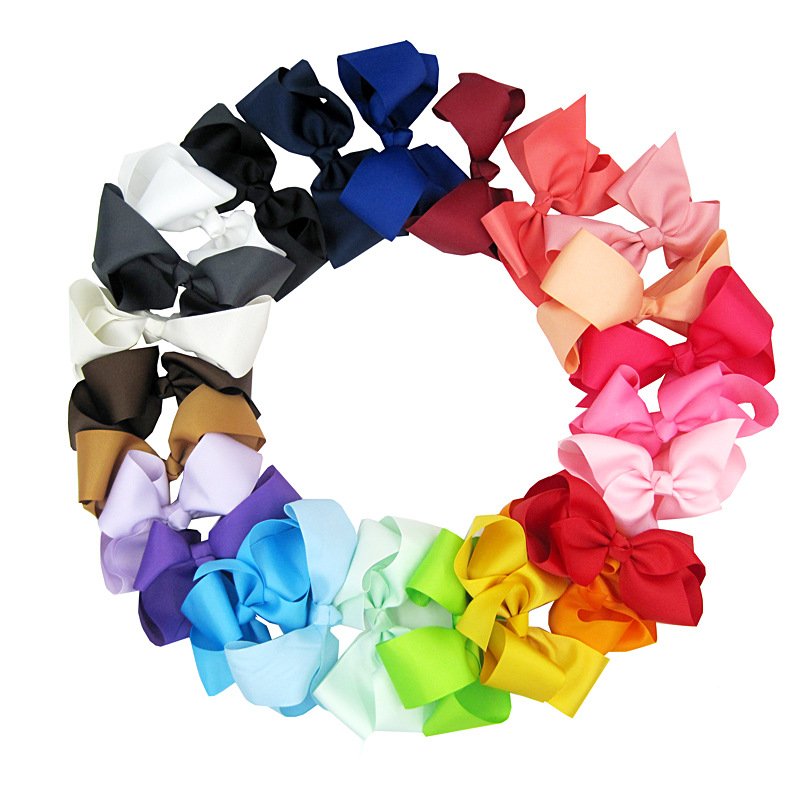 Cute Solid Color Flower Cloth Hair Clip display picture 2