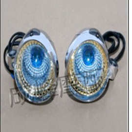 摩托车哈雷 水晶款风暴太子改装装饰灯/副灯(带灯泡) 子弹头插头