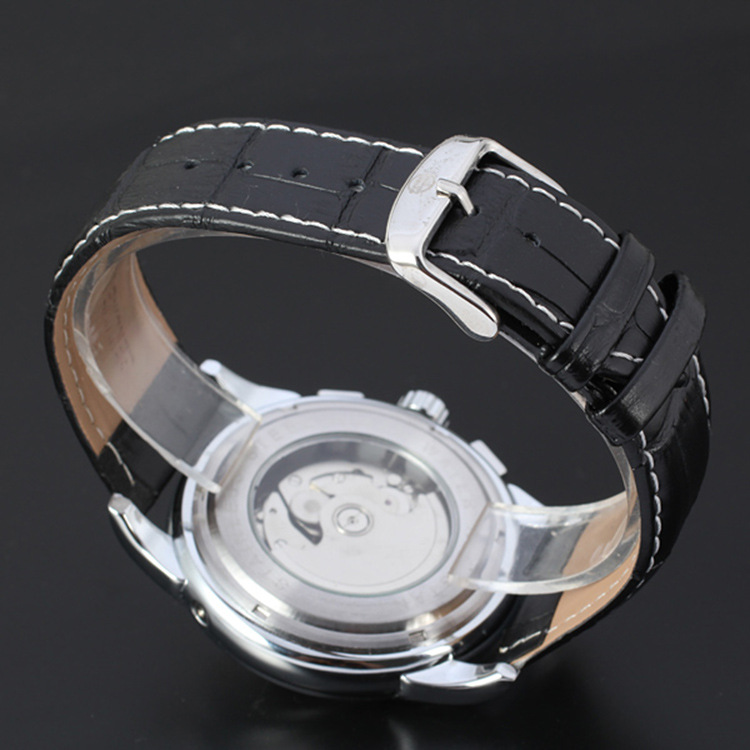 Forsining Mechanical Watch For Men With Calendar And Solar Power_voghion.com