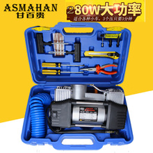 厂家双杠充气泵汽车金属轮胎充气机打气泵加气机车载12v便携式