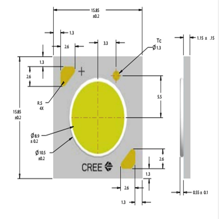 Light source, LED ceiling light, 22W, high power