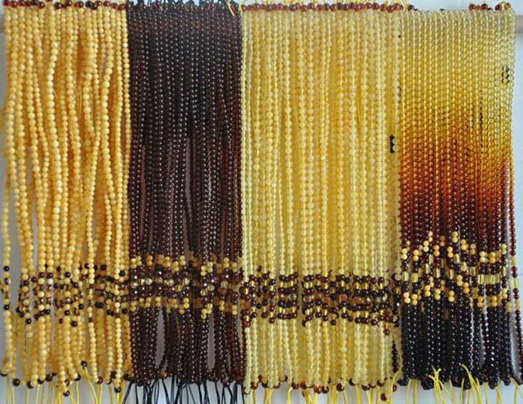 Direct selling new pattern Boutique high-grade Telescoping Amber Beeswax Necklace Amber Necklace rope Pendant chain Amber