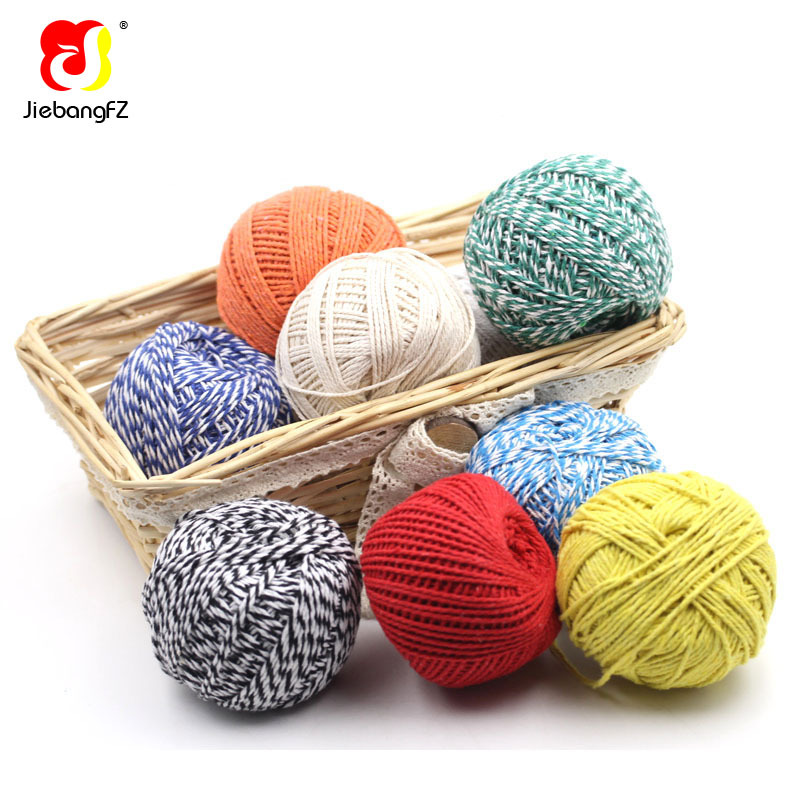 Manufactor Direct selling Various colour Cotton rope Cotton ball traditional Chinese rice-pudding Crab tie rope clothing Line Mission
