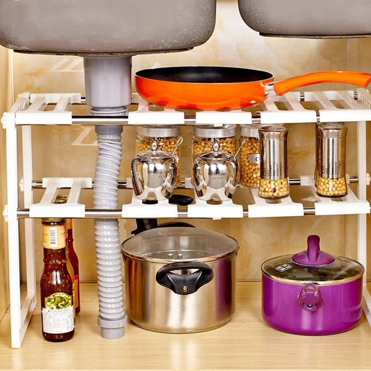 Manufactor Direct selling originality Lower sink Storage rack Drain shelf Bathroom Shelves Stainless Steel kitchen Storage rack