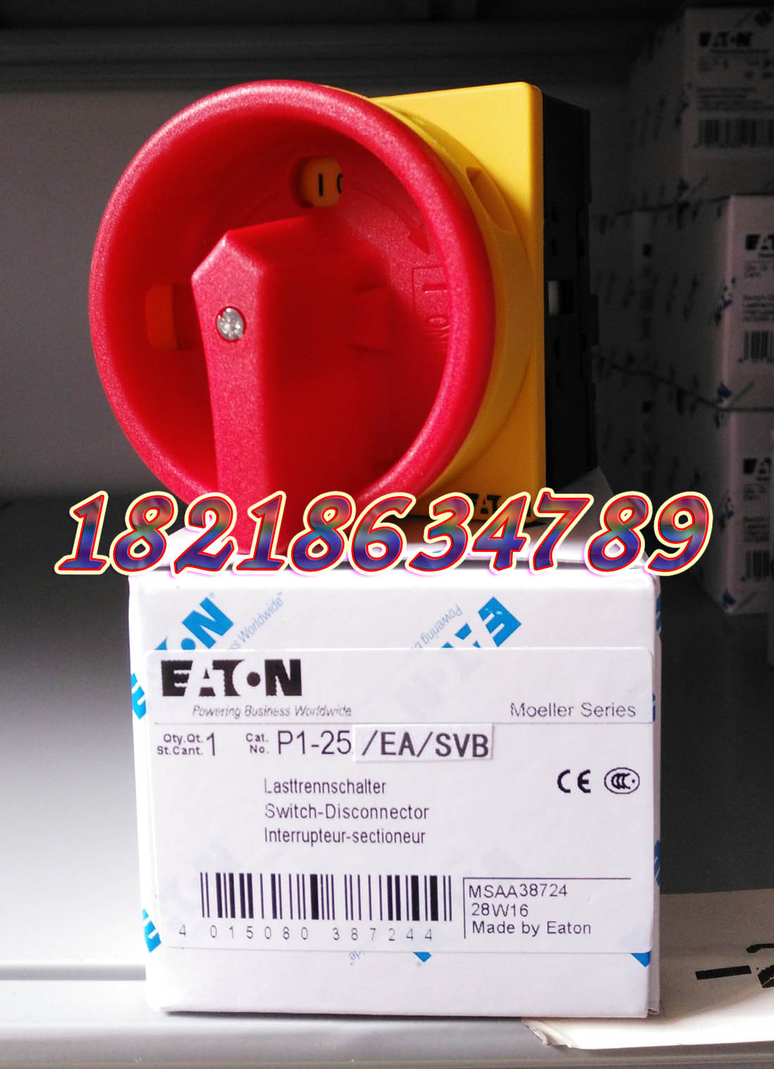 EATON 穆勒 P1-25/EA/SVB 负荷隔离开关,正品现货