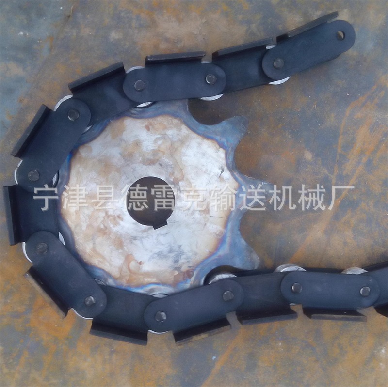 节距200链条  工业输送弯板链条  山东厂家生产 非标大节距滚子链|ms