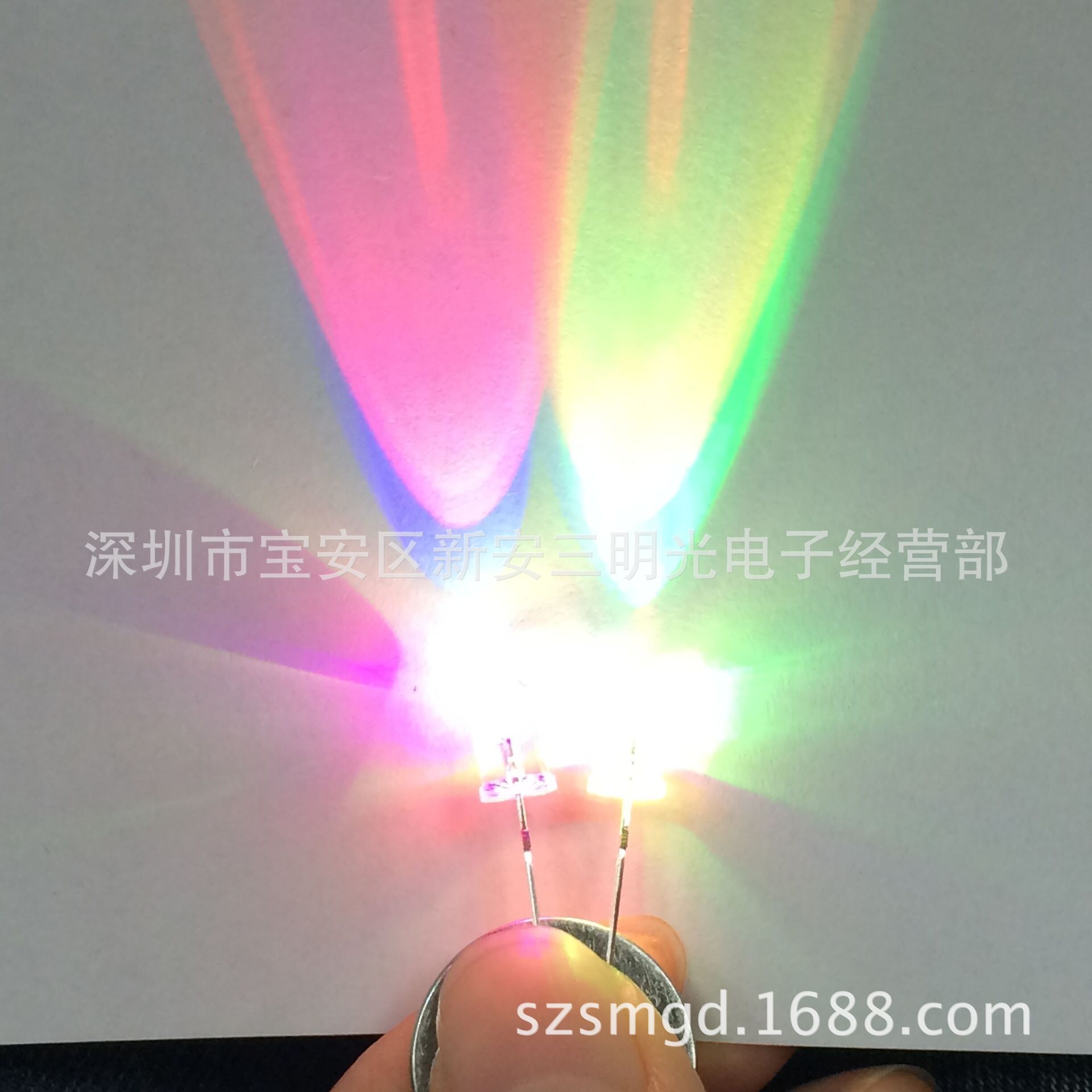 3mm彩色led灯珠 高亮f3七彩rgb快闪led发光二极管 直插彩色灯珠-阿里巴巴