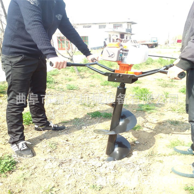 小盆友可使用挖坑机钻眼机打坑机 园林挖坑机