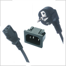 늾��S���Դ��IEC C13�B����90��ֱ��ST3Ʒ��β��X�B�Ӿ�