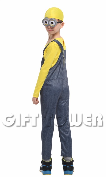 Hwan-woo Carnival Costume, masquerade ball hero performance costume,B-0149 Yellow-clothed little male soldier detail image 5