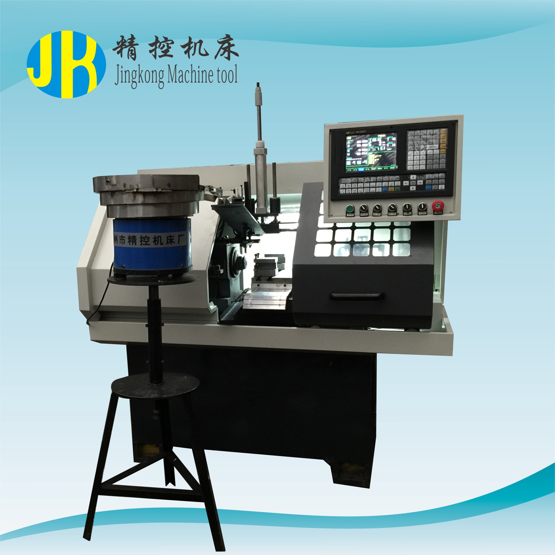 数控车床自动送料桁架机械手 料盘 自动开关门