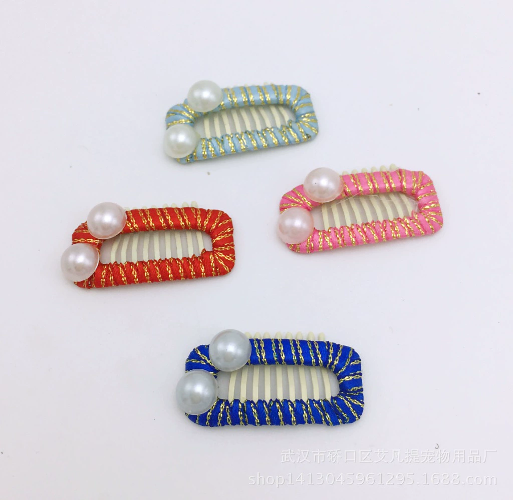 Супер Фея домашнее животное зажим для волос BB зажим сломанный зажим для волос заколка для волос игла расческа зажим ручной работы жемчужные украшения для домашних животных заколка для волос плотно