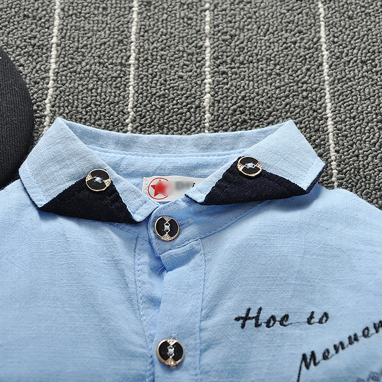 Chemise garcon à manche longue - Ref 2075820 Image 8