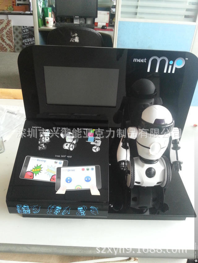 亚克力展示架 亚克力电子产品展示架 高清UV打印展示架厂家订制