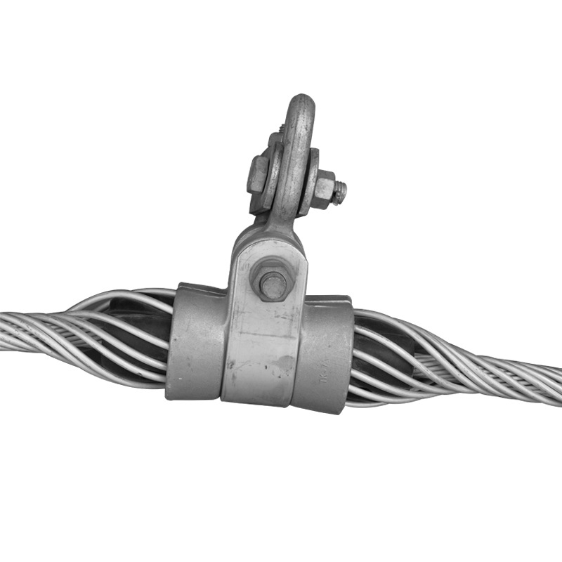 铝合金预绞丝悬垂线夹 adss光缆悬垂金具串 opgw悬垂线夹供应