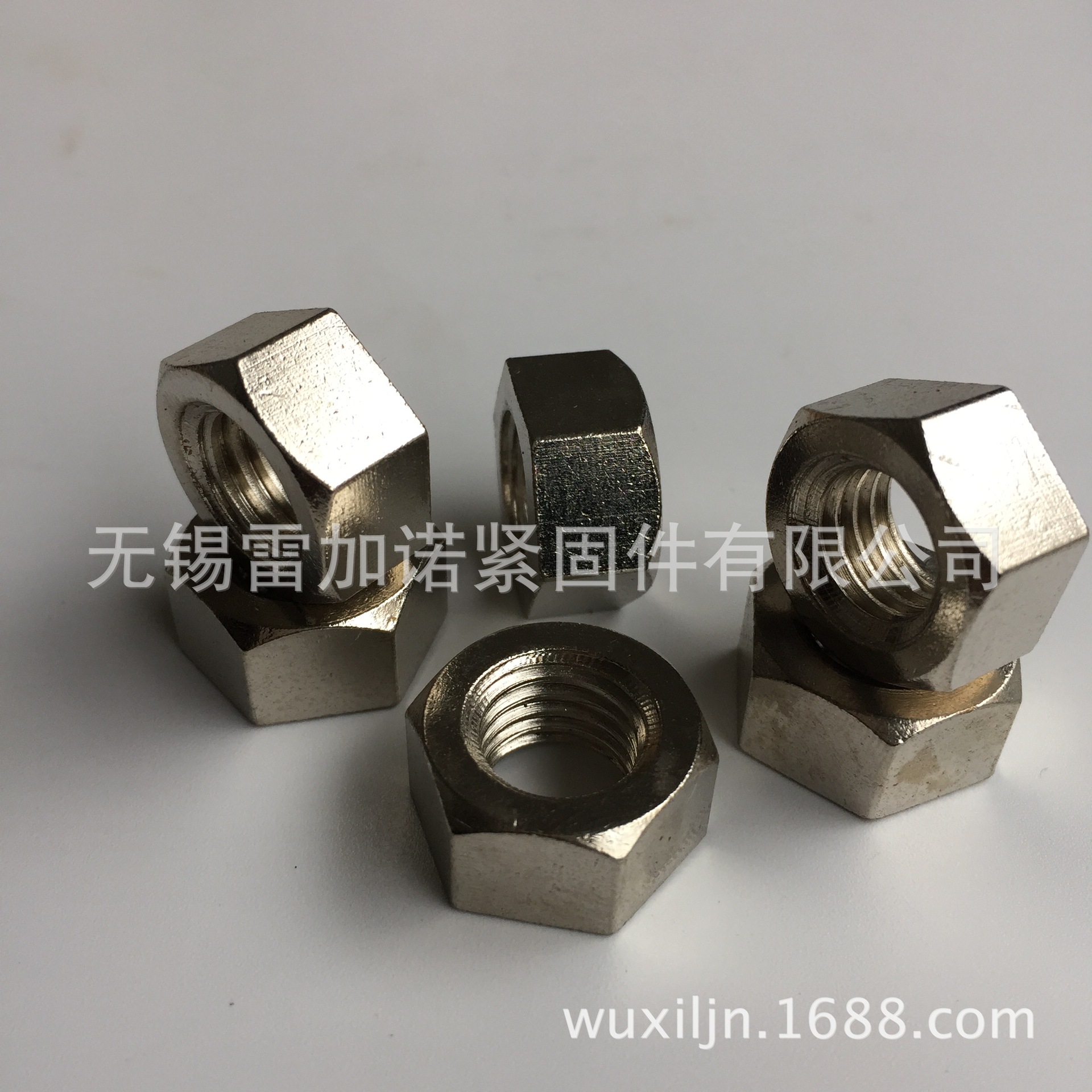 8.8级铜镀镍螺母M6M8M10M12M14M16M18M20M22M24M27M30