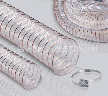 意大利IPL耐磨及物料输送管/透明吸尘软管/钢丝伸缩管/ZR