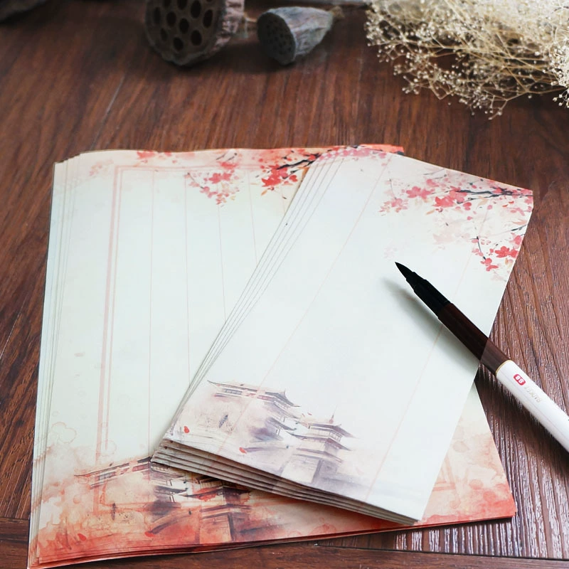 岁月坊 Retro set, pen, calligraphy, Chinese style, 5 size