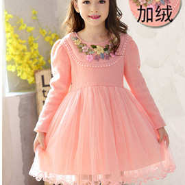 连衣大女童公主裙冬_连衣大女童公主裙冬价格