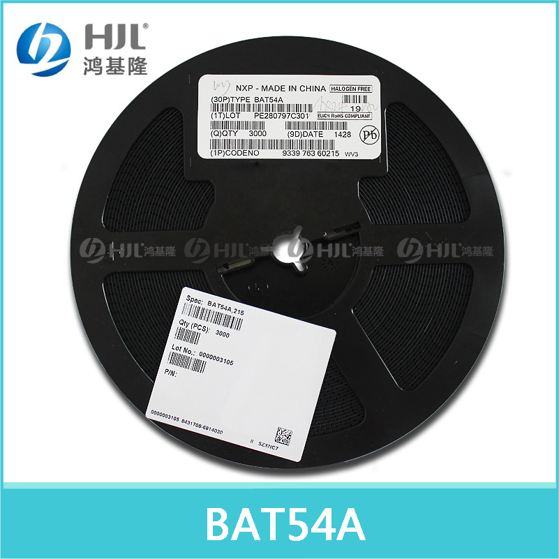 原装贴片肖特基二极管BAT54A SOT-23丝印WV3正品全新 光伏晶体管