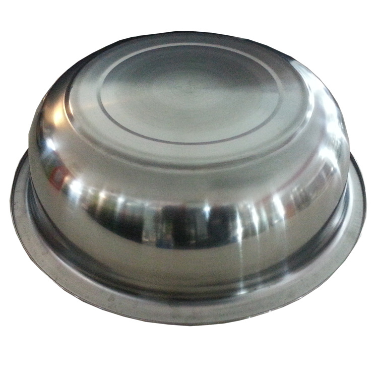 Factory direct sales of stainless steel washbasins for ten yuan. Wholesale supplies from supermarkets, street stalls and night markets. Household vegetable washbasins and laundry basins detail image 7