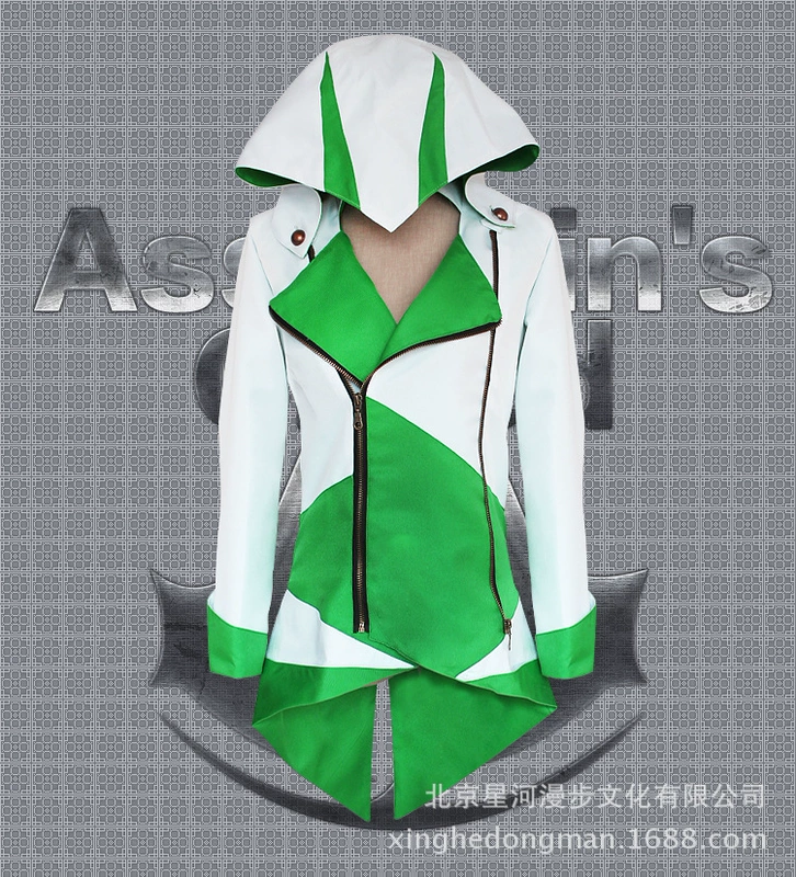 Assassin Creed 3 Anime Games Áo khoác conner cos đỏ đen nhiều loại trang phục cosplay nam - Cosplay cosplay mitsuri