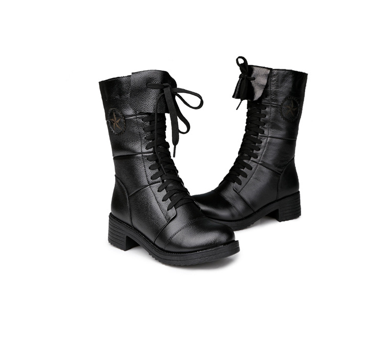 Bottes femme en En cuir - Ref 3354728 Image 25