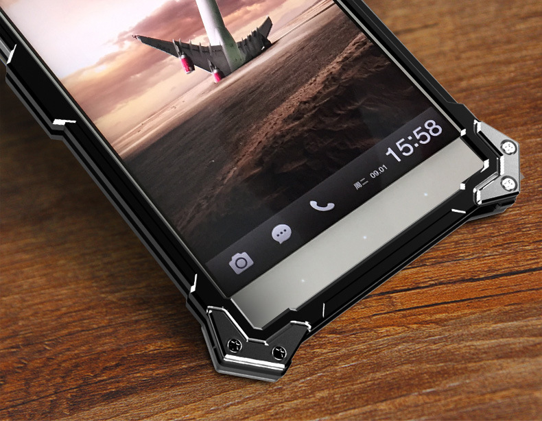 SIMON THOR Aviation Aluminum Alloy Shockproof Armor Metal Case Cover for Smartisan U1 YQ601