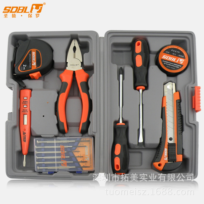 圣德保罗 15件套礼品型工具组合 家用维修工具组合SD-007-A