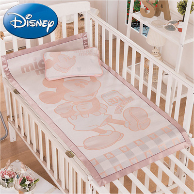 Crib mat thickening washing baby Ice silk seats summer Newborn Cartoon children summer sleeping mat