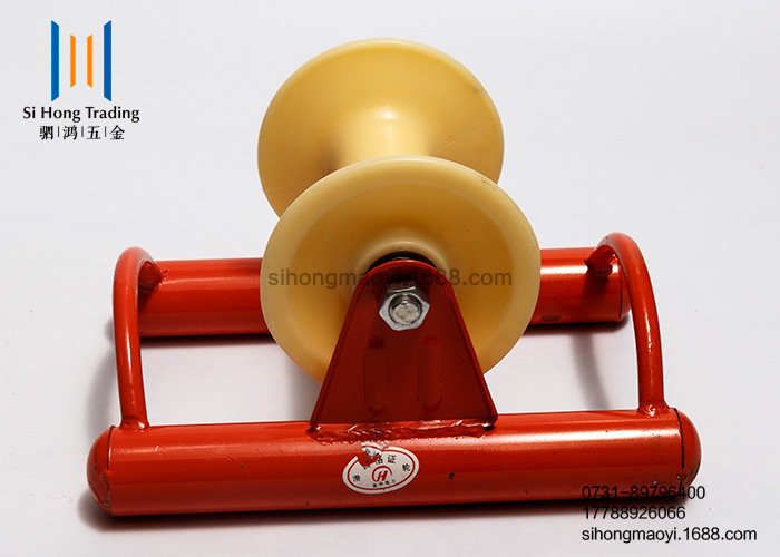 电缆直线滑轮 地缆转角滑车 尼龙轮放线滑车