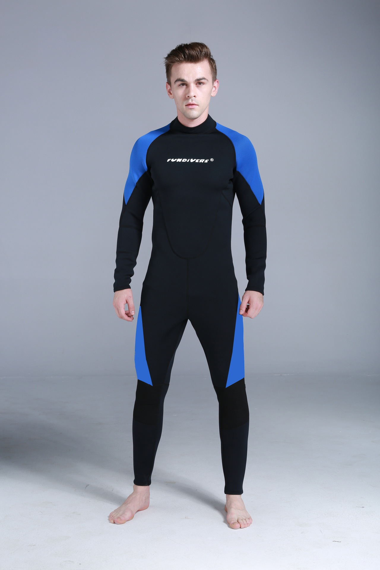3MM Men Neoprene Thermal Jumpsuit Diving Coveralls Surfing Snorkeling