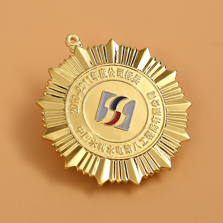 New products Best Sellers Geometry Shape Medal customized alloy texture of material match Event prize medal