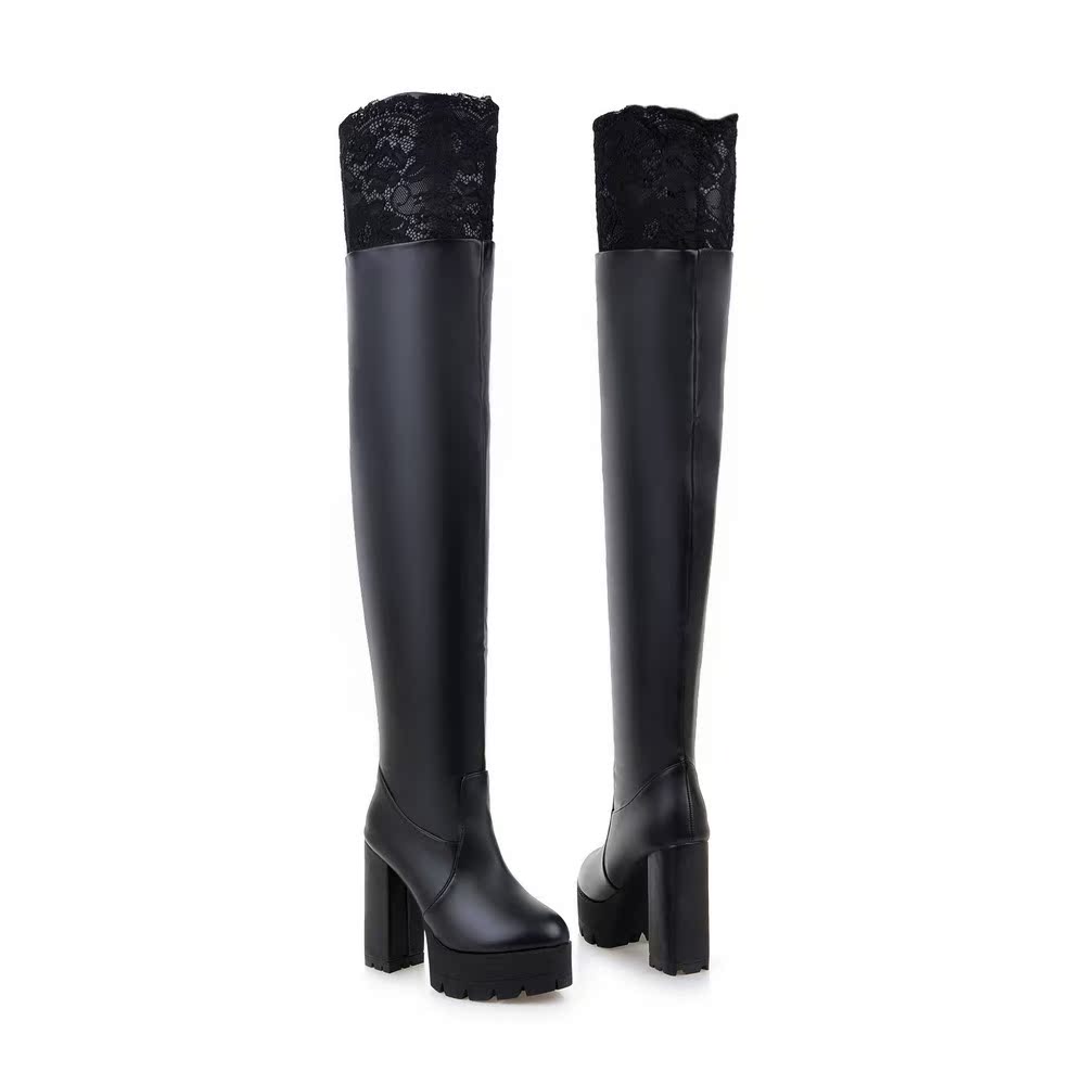 Bottes femme en PU artificiel - Ref 3355267 Image 4