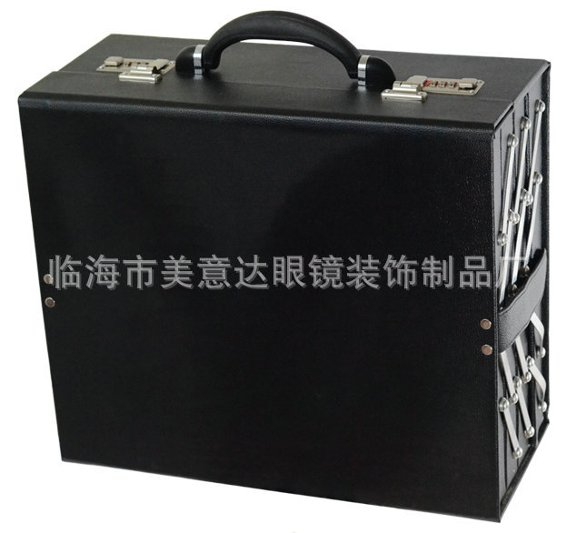 太阳镜展示箱皮质带密码分层展示450元AS048