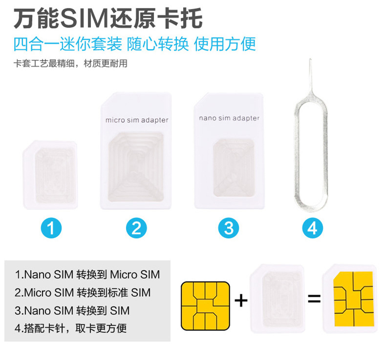 Adaptateur pour cartes SIM - Ref 312313 Image 4